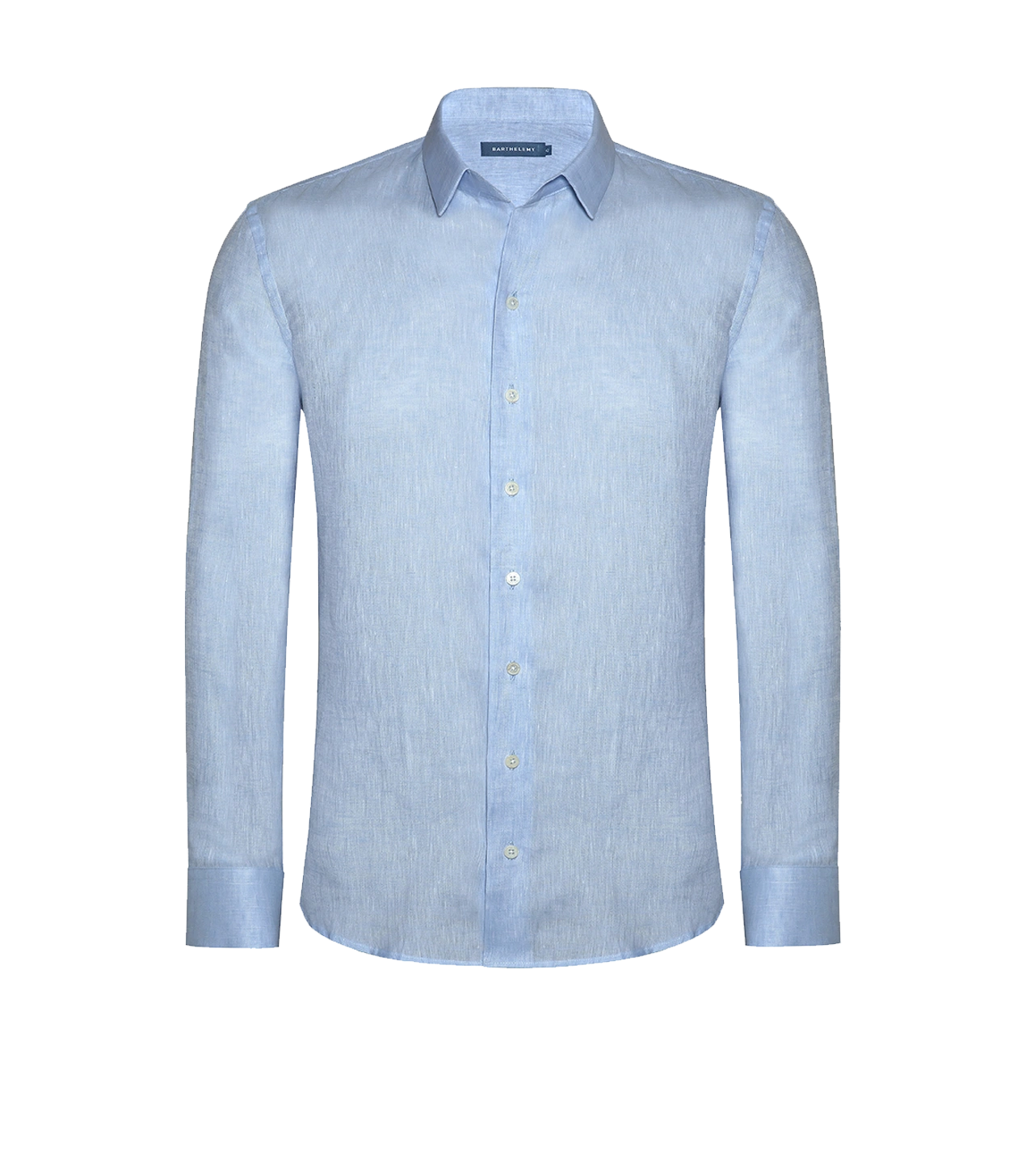 Tailored Linen Shirt Soft Blue