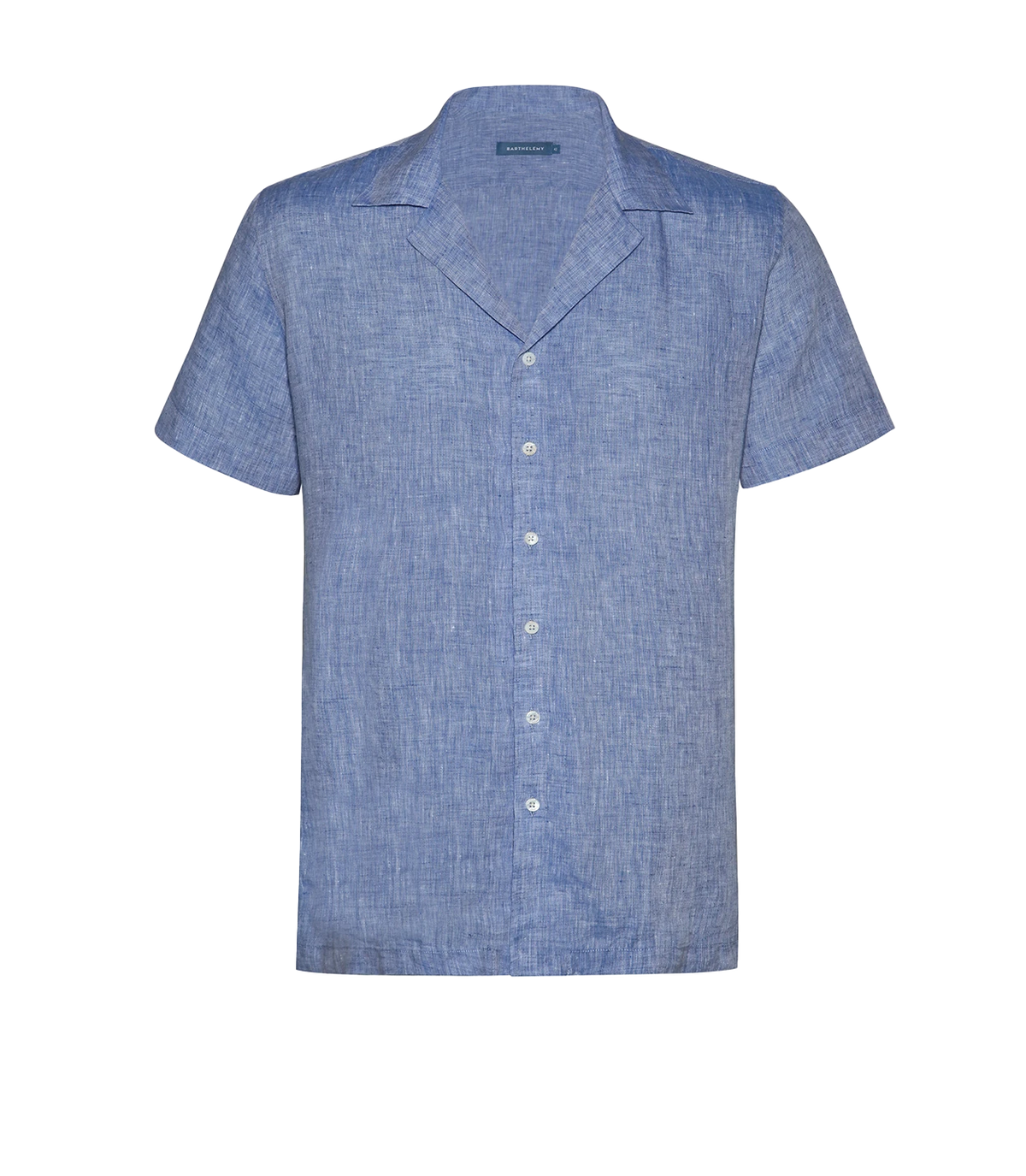 Voyage Linen Shirt Ocean Blue - Barthelemy