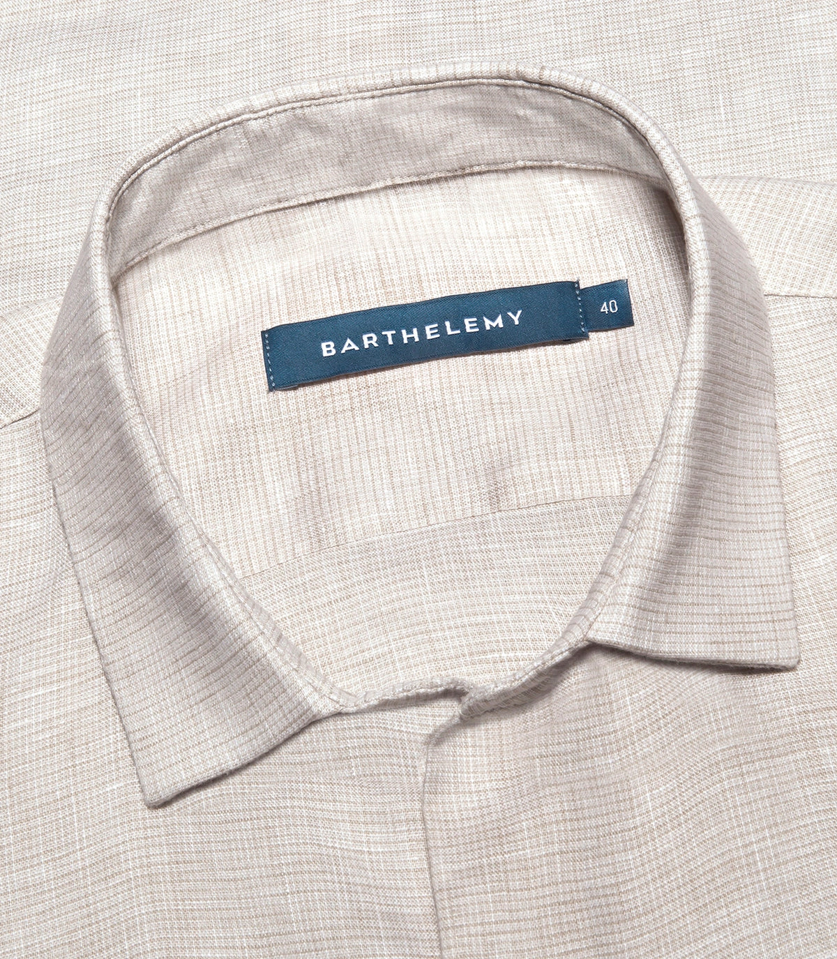 Linen Shirt Albini Almond | Linen Shirt | Barthelemy Resortwear