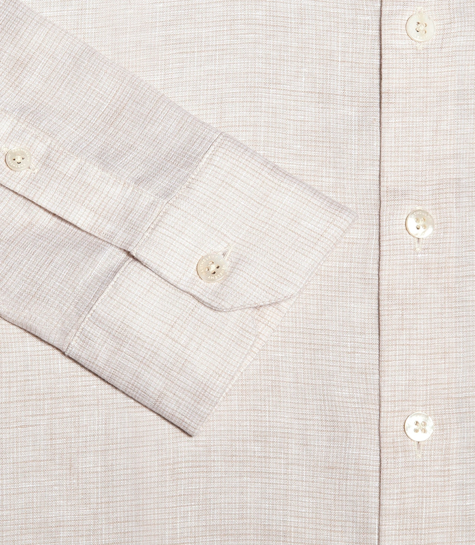 Linen Shirt Albini Almond