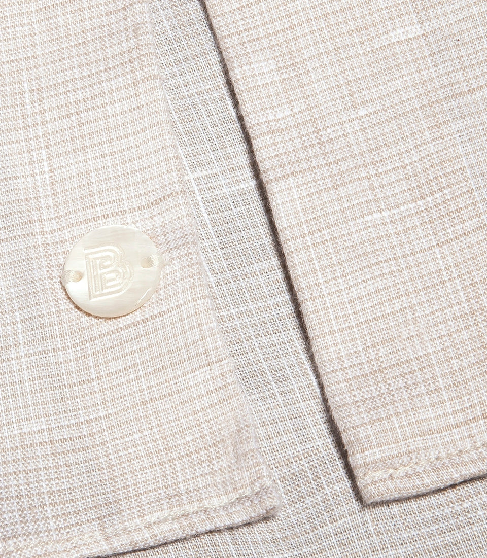 Linen Shirt Albini Almond