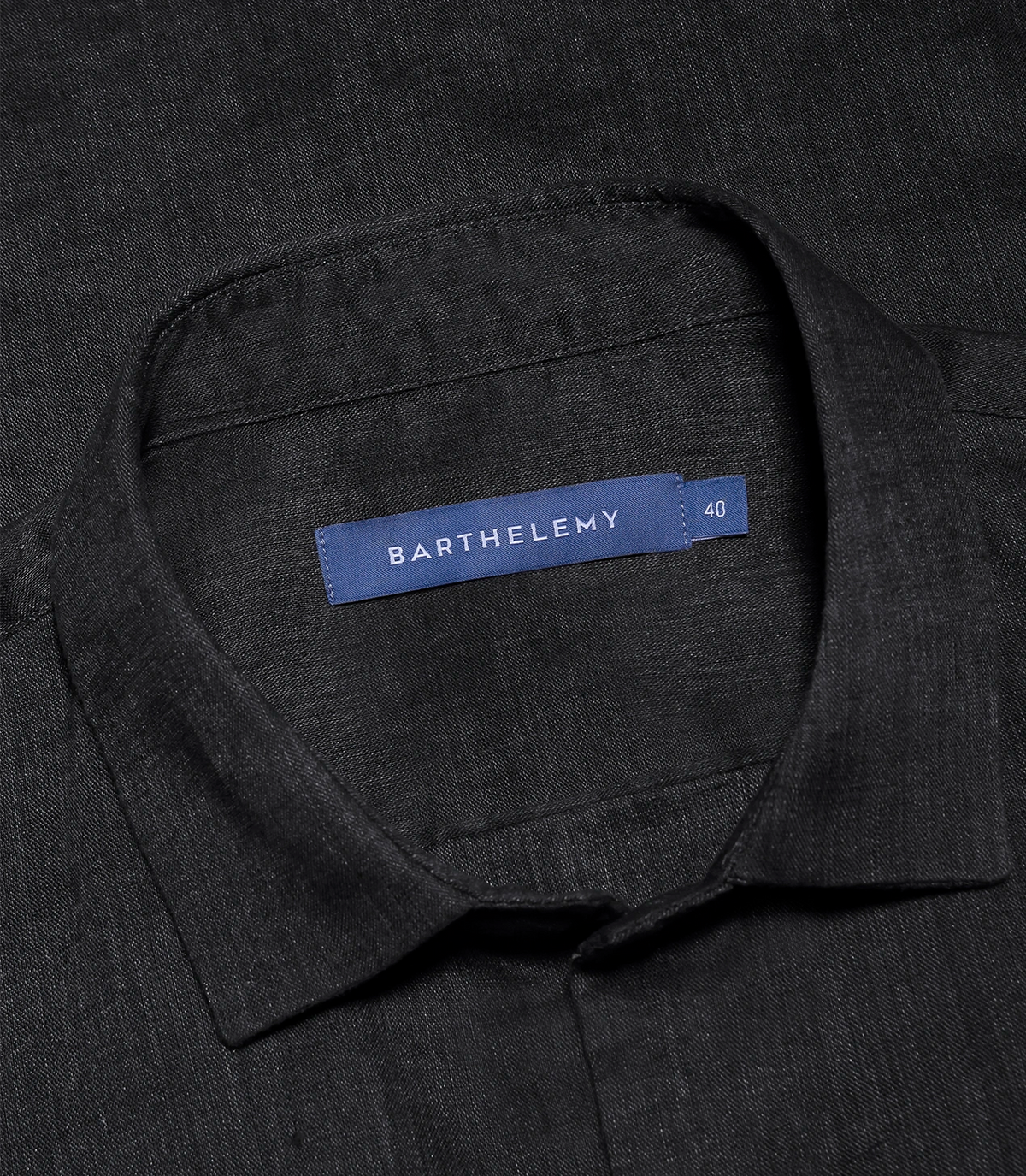 Linen Shirt Albini Black