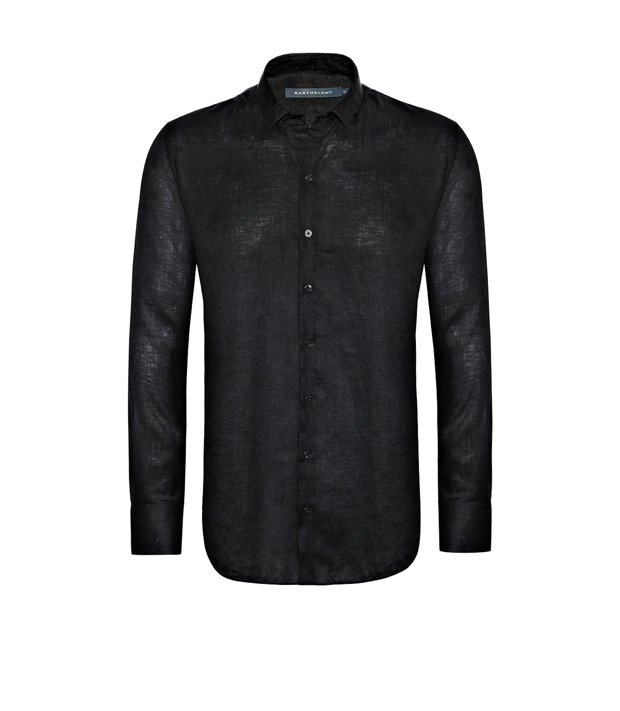 Linen Shirt Albini Black