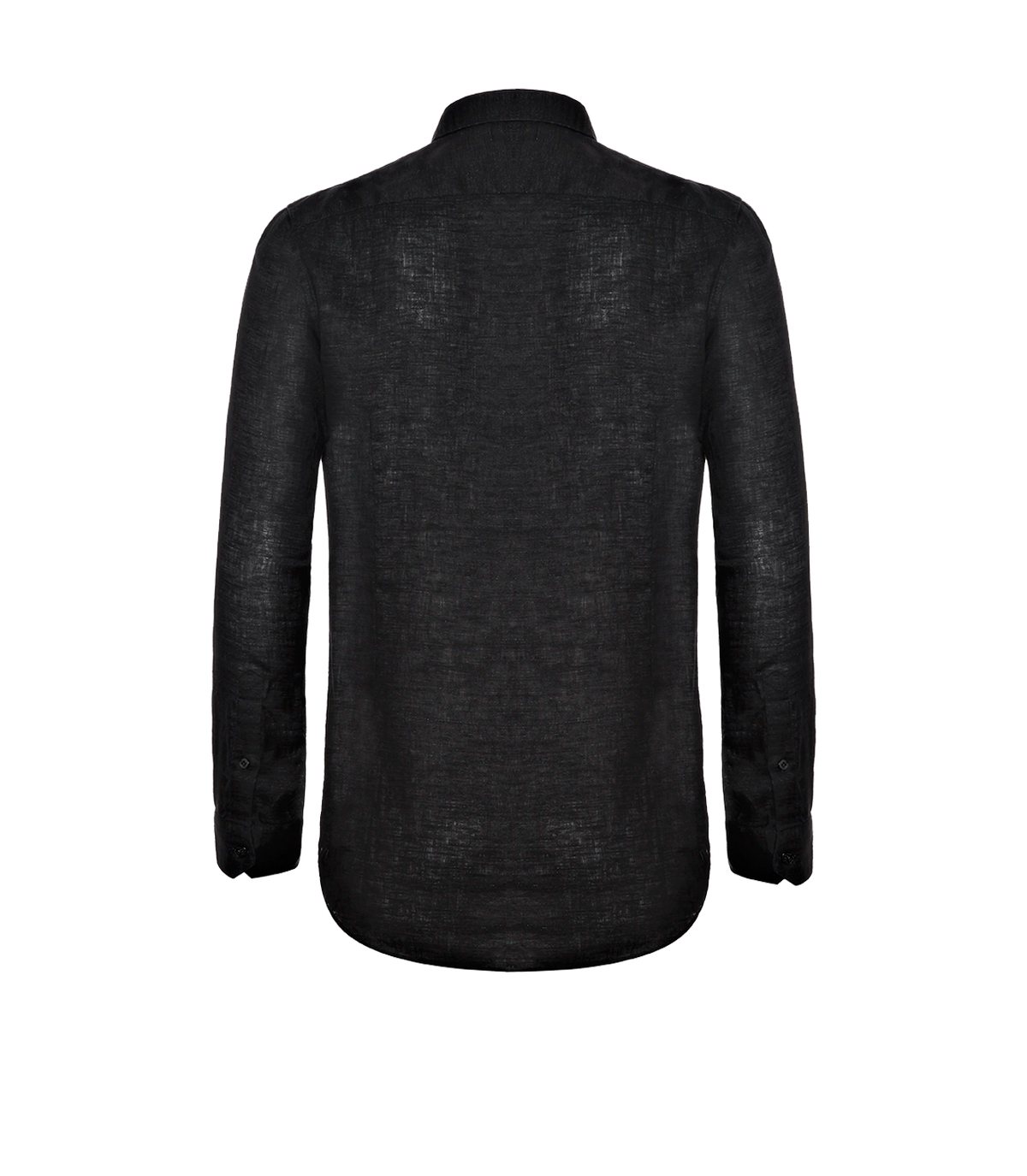 Linen Shirt Albini Black - Barthelemy
