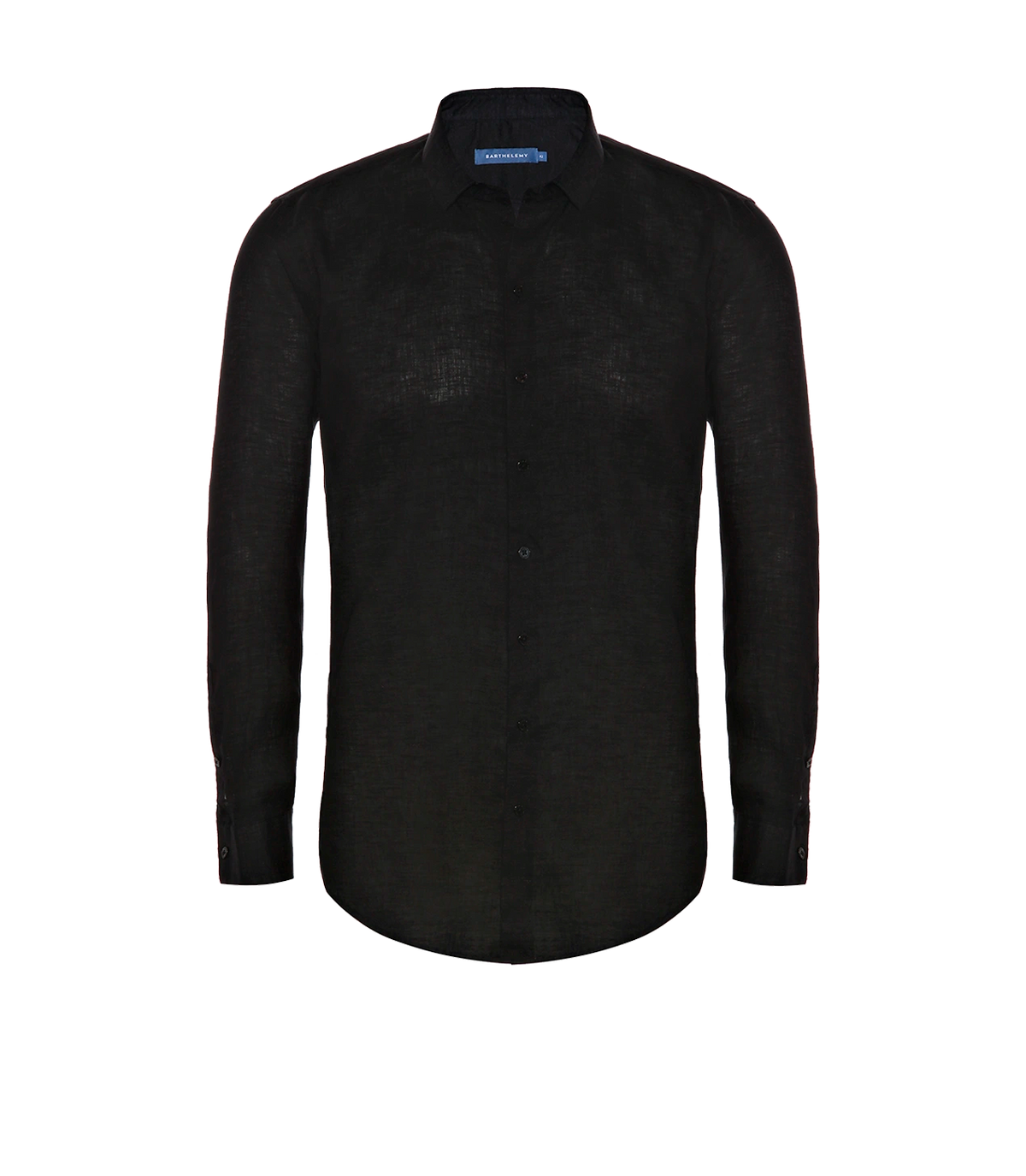 Linen Shirt Albini Black | Linen Shirt | Barthelemy Resortwear