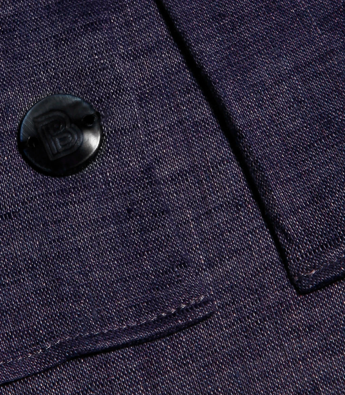 Linen Shirt Albini Deep Blue - Barthelemy