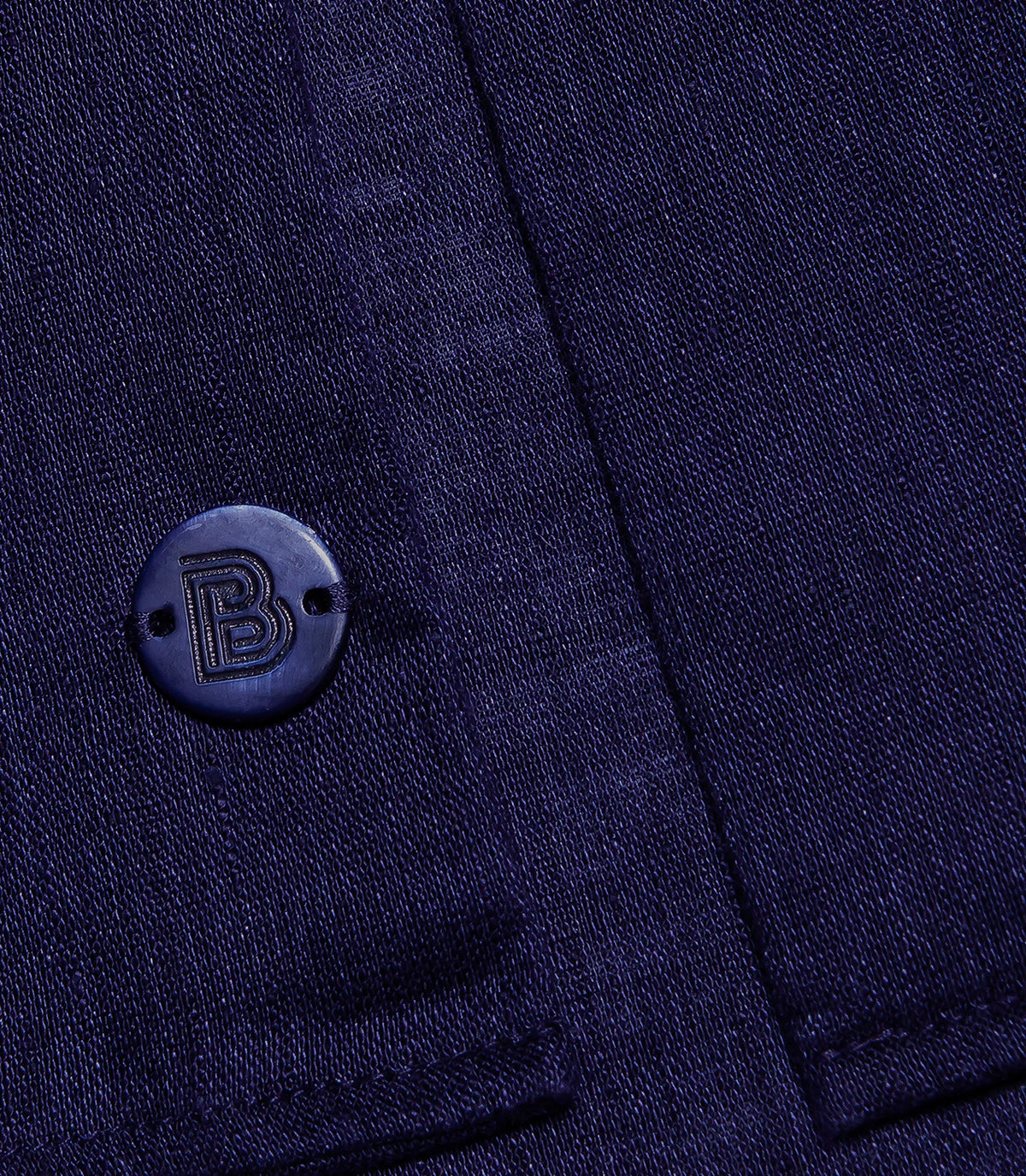 Linen Shirt Albini Deep Blue