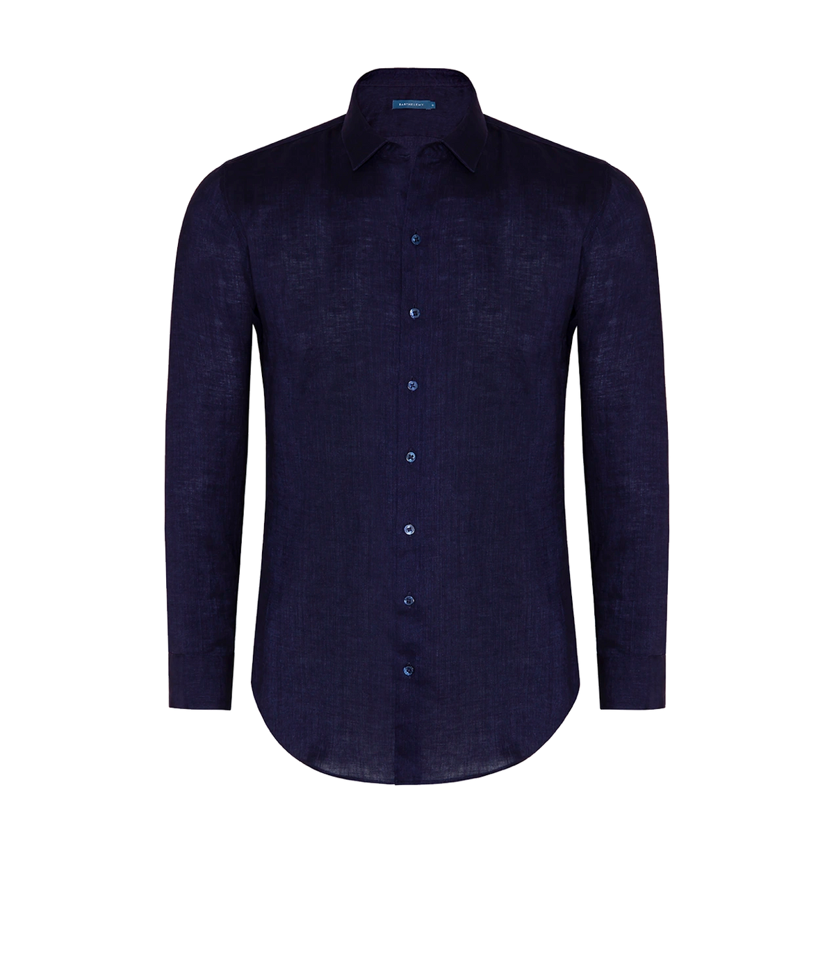 Linen Shirt Albini Deep Blue