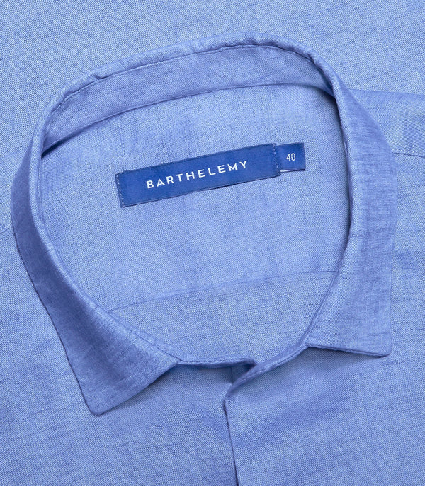 Linen Shirt Albini Lake Blue