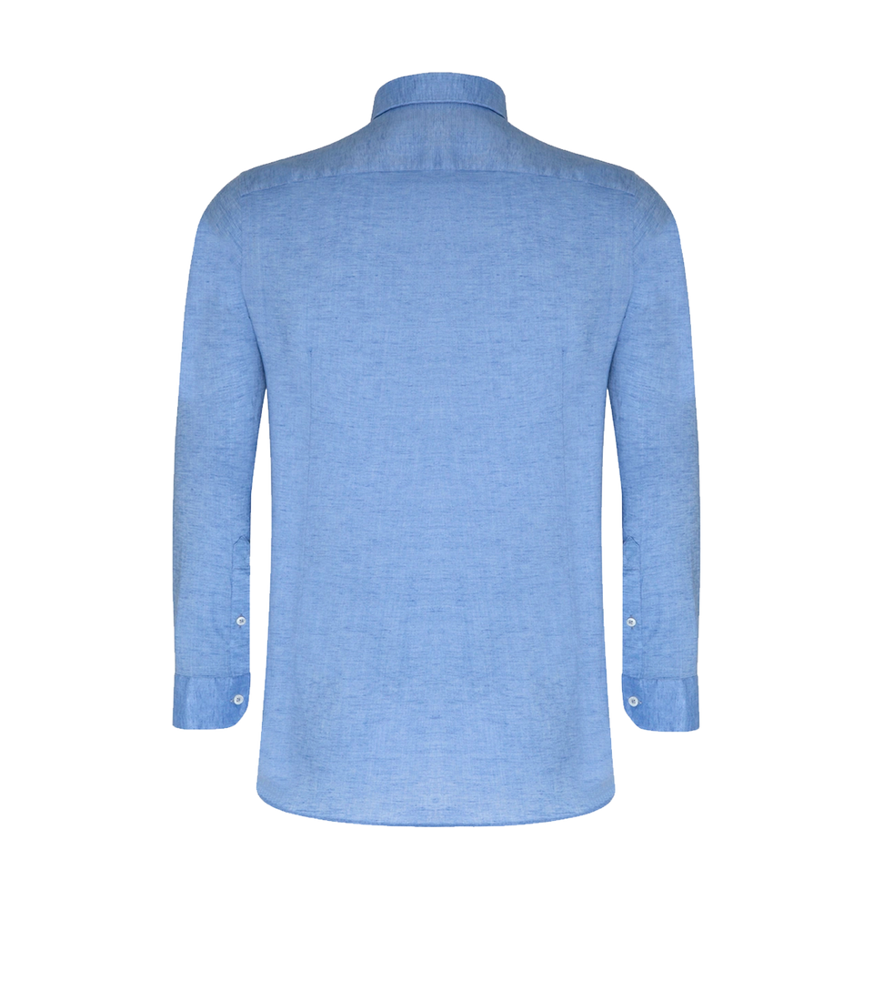 Linen Shirt Albini Lake Blue