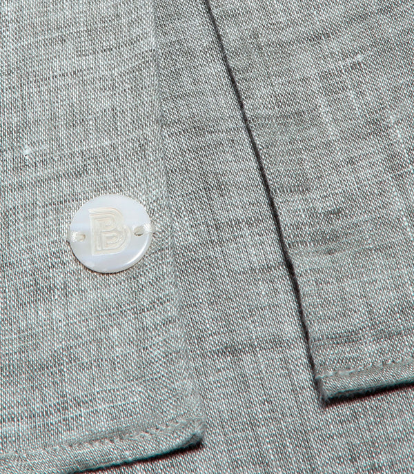 Linen Shirt Albini Seagrass Green