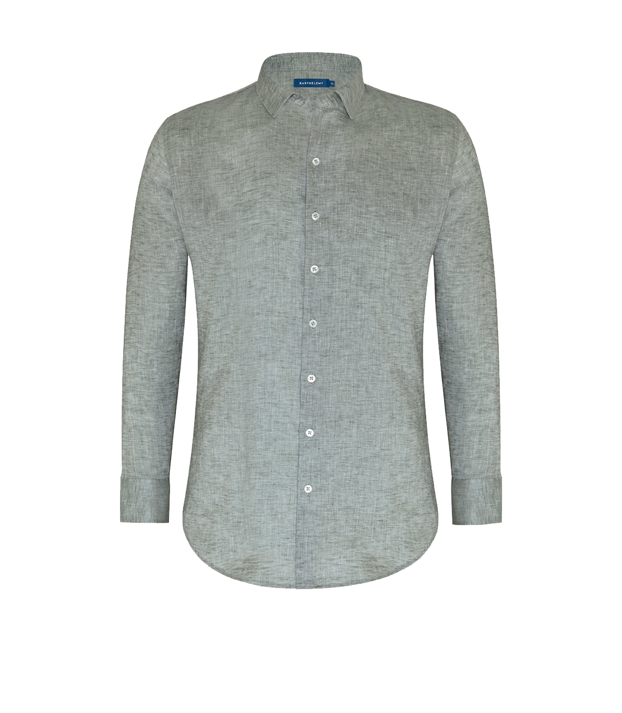 Linen Shirt Albini Seagrass Green