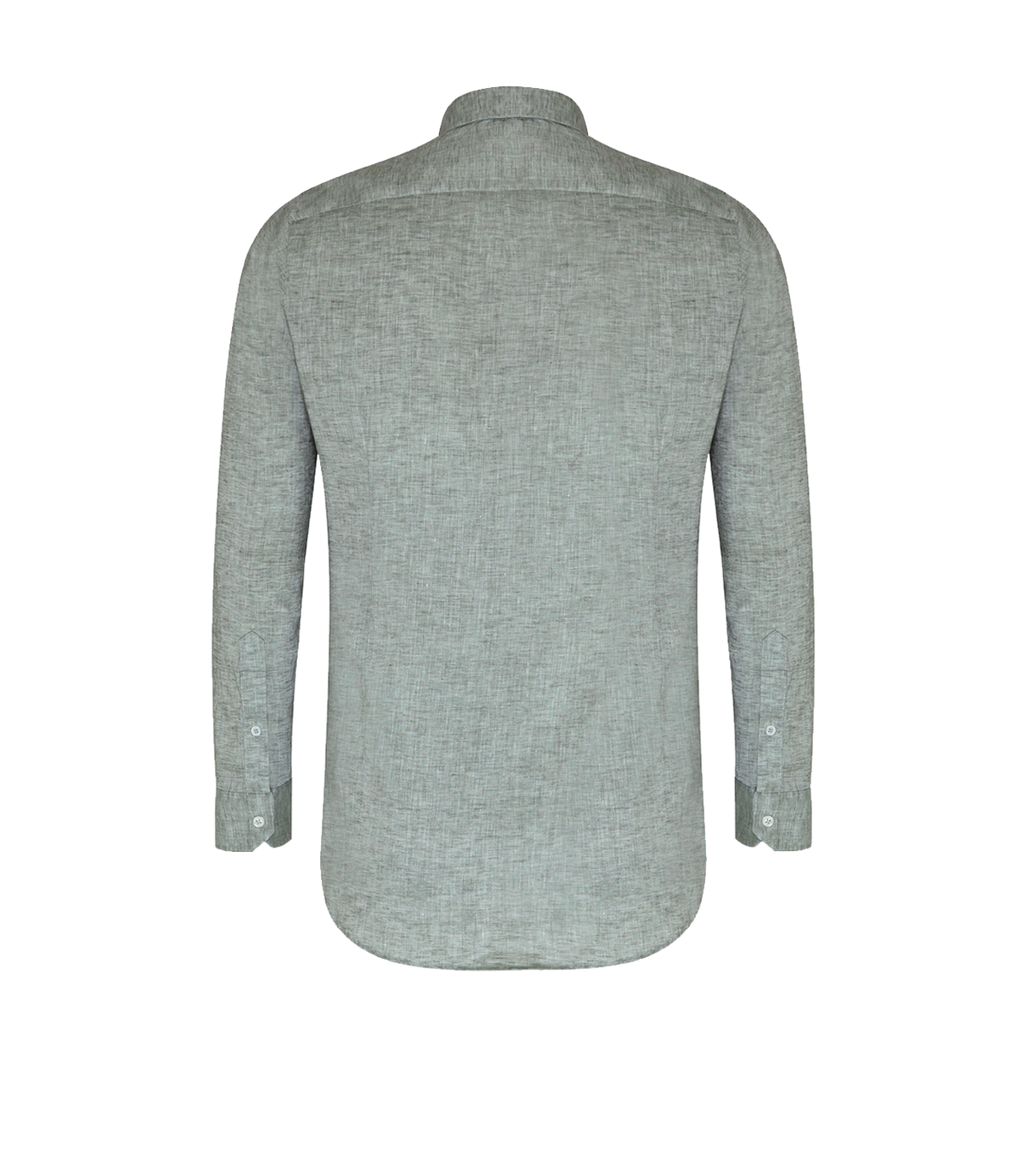 Linen Shirt Albini Seagrass Green - Barthelemy