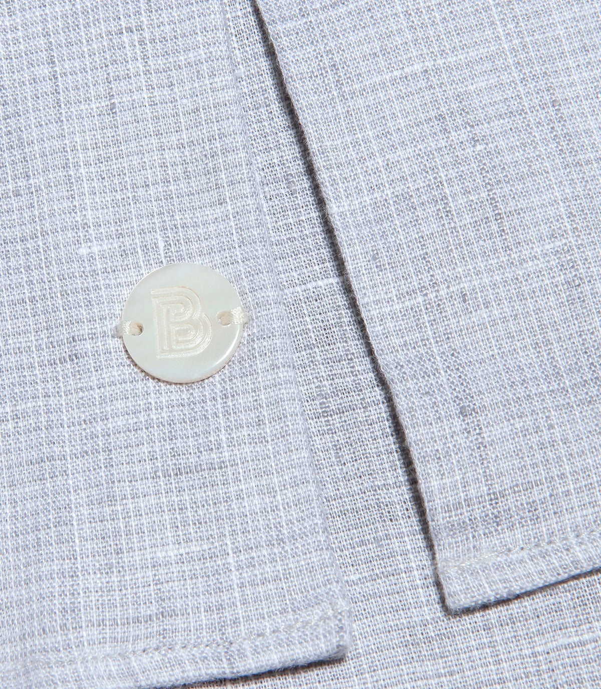 Linen Shirt Albini Steel Grey - Barthelemy