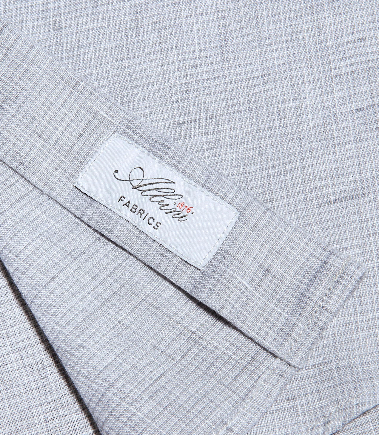 Linen Shirt Albini Steel Grey