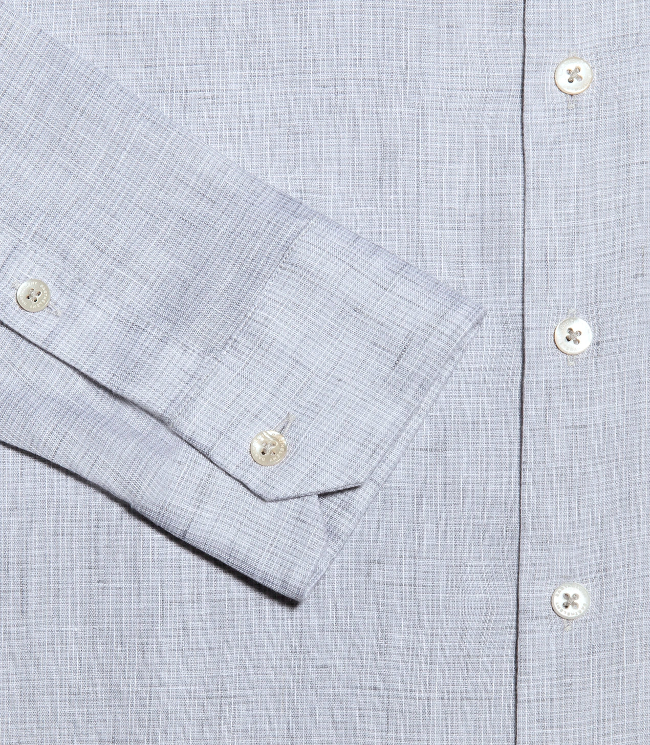 Linen Shirt Albini Steel Grey