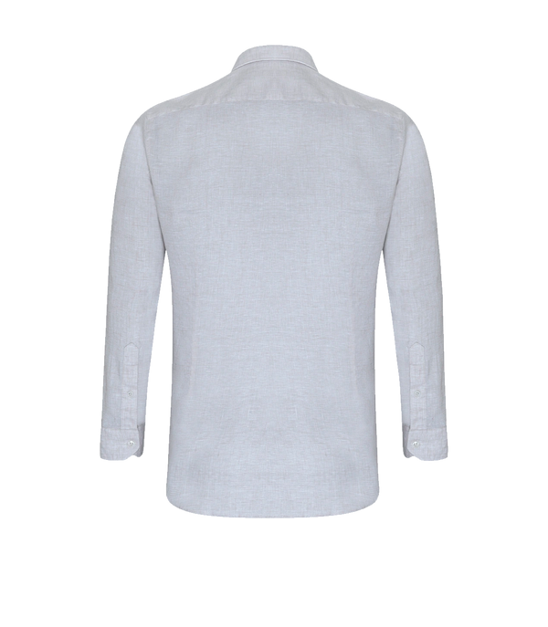 Linen Shirt Albini Steel Grey
