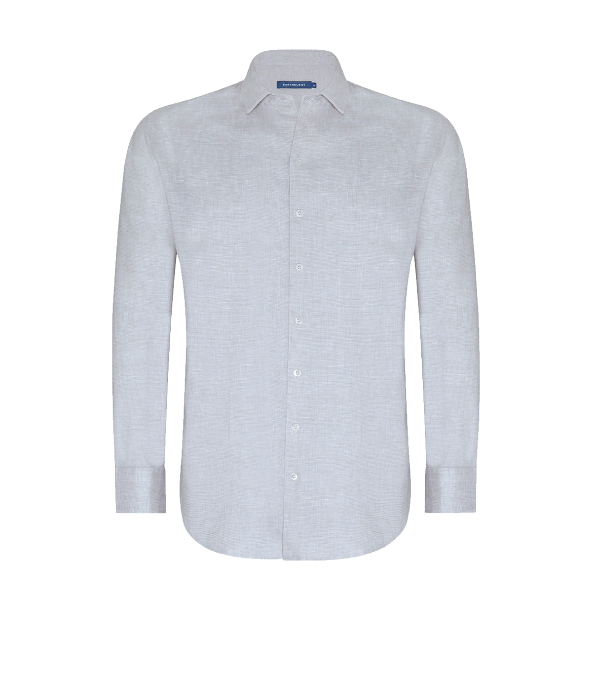 Linen Shirt Albini Steel Grey - Barthelemy