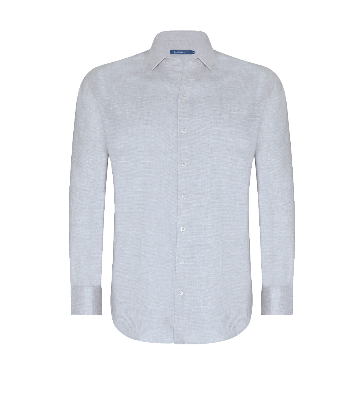 Linen Shirt Albini Steel Grey