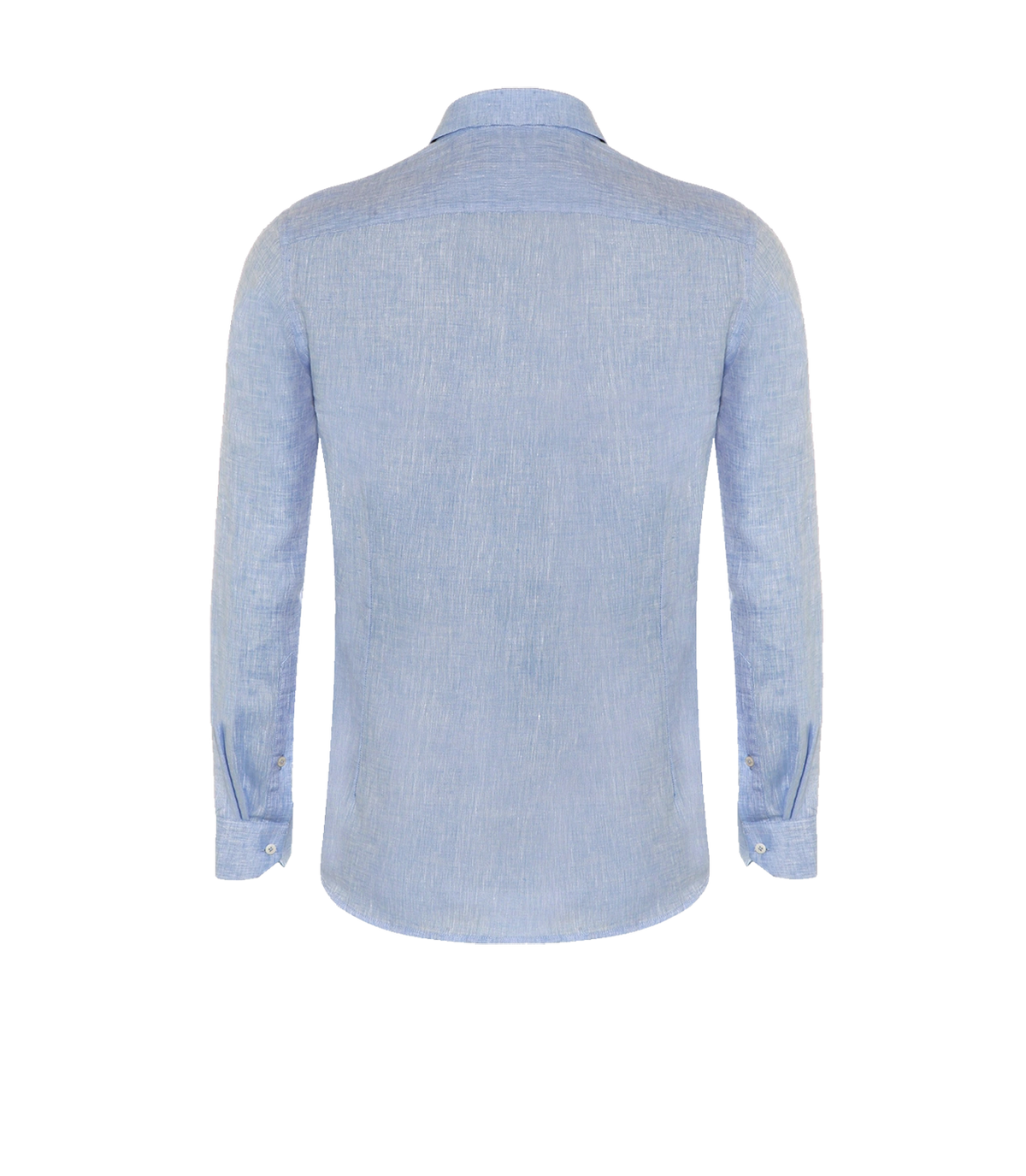 Coupe Courte Linen Shirt Medium Blue - Barthelemy