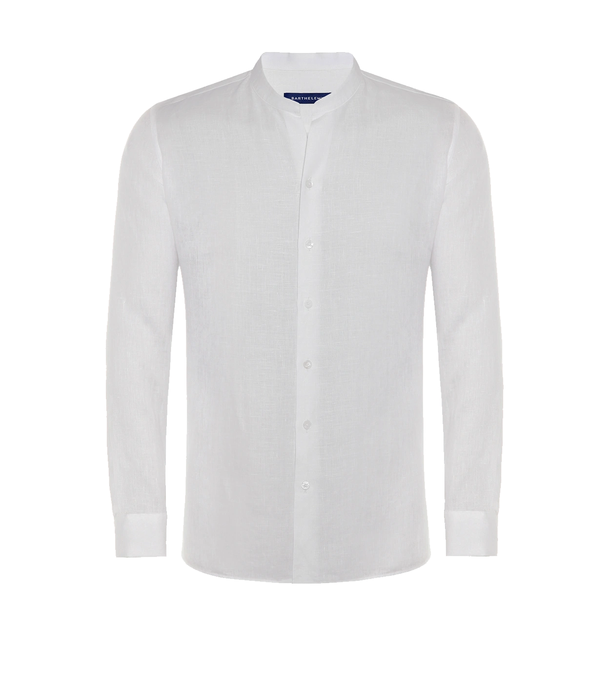Mirage Linen Shirt White Coupe Courte - Barthelemy