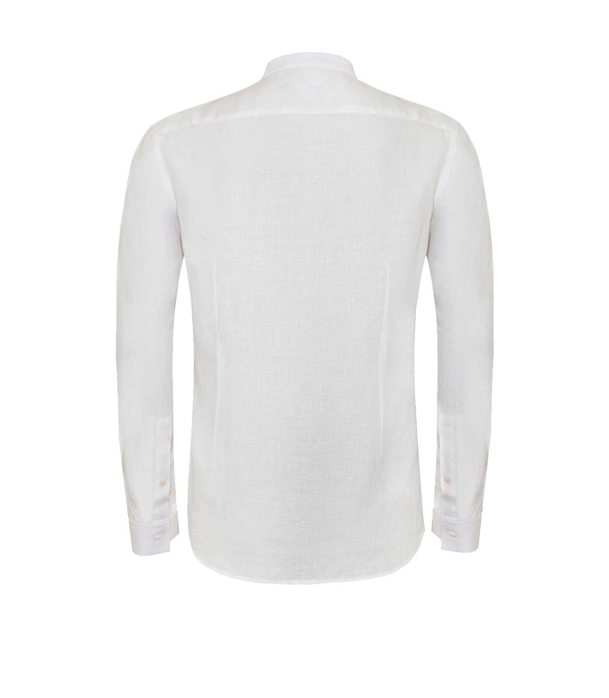 Mirage Linen Shirt White Coupe Courte - Barthelemy