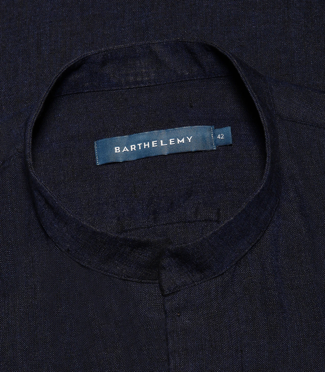 Mirage Linen Shirt Navy - Barthelemy