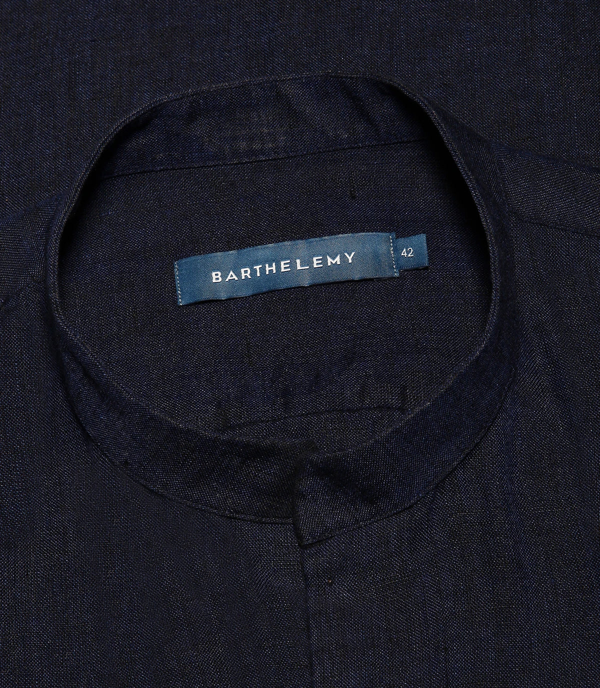 Mirage Linen Shirt Navy - Barthelemy