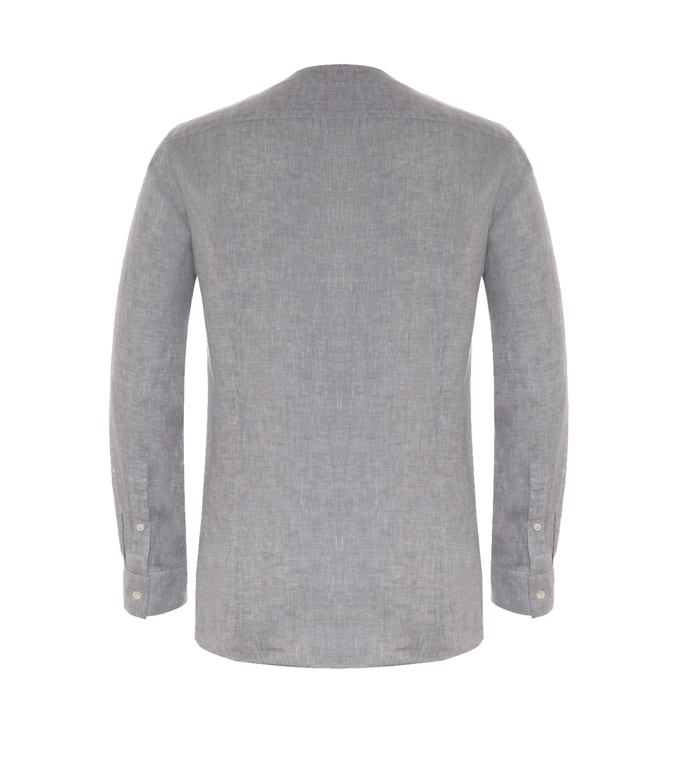 Solstice Linen Shirt Grey - Barthelemy