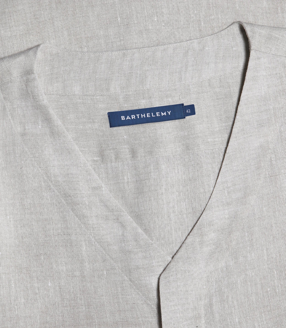 Solstice Linen Shirt Natural - Barthelemy