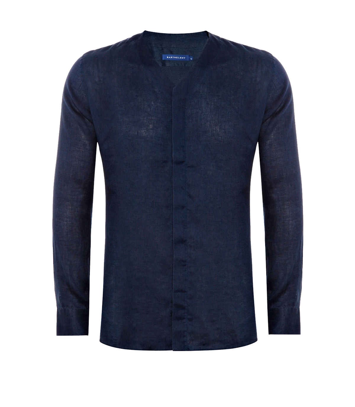 Solstice Linen Shirt Navy | Linen Shirt | Barthelemy Resortwear