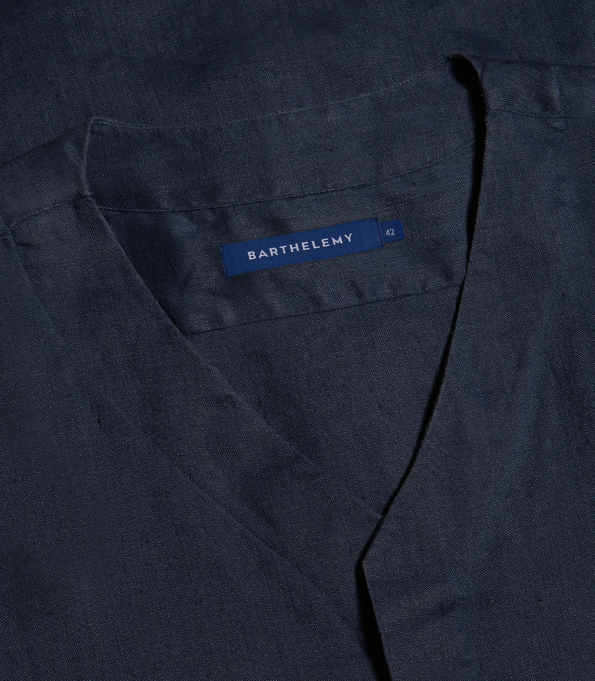 Solstice Linen Shirt Navy - Barthelemy