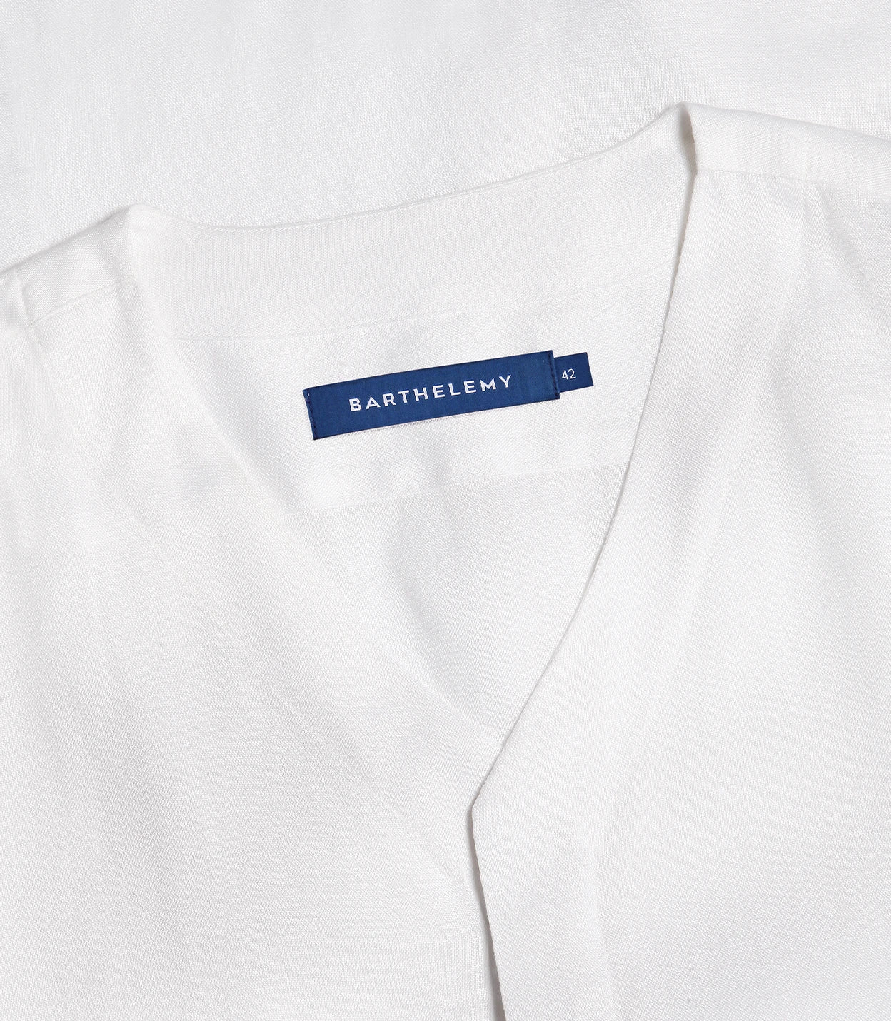Solstice Linen Shirt White - Barthelemy