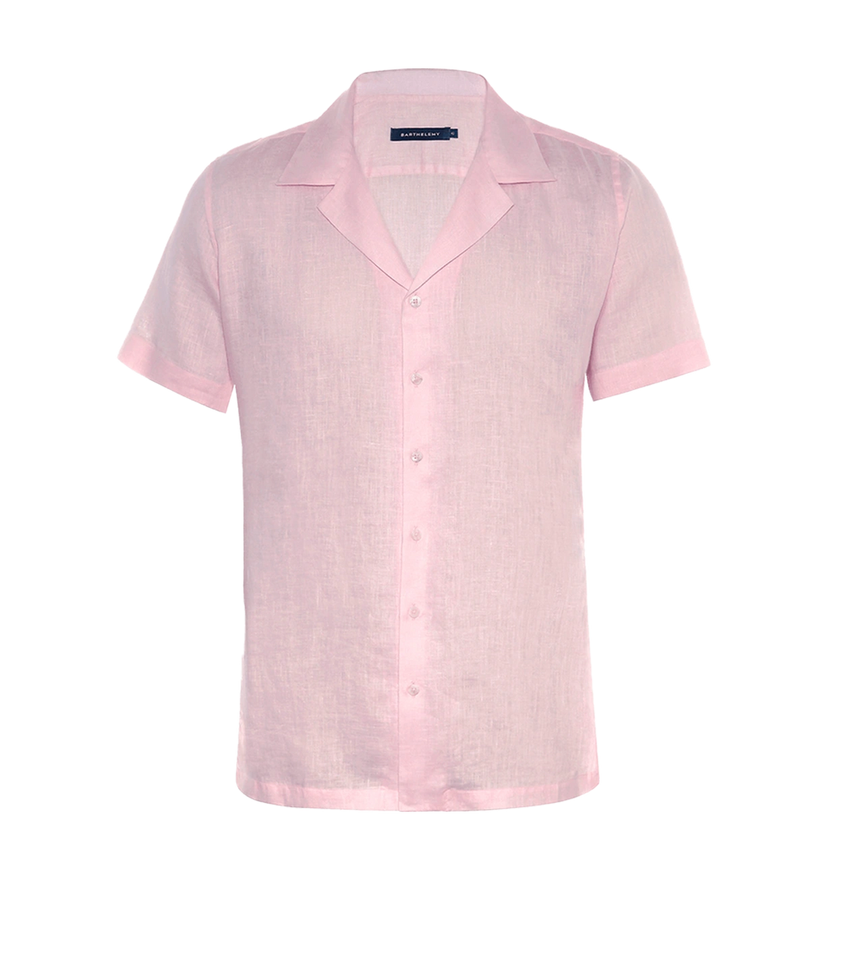 Voyage Linen Shirt Candy Pink - Barthelemy