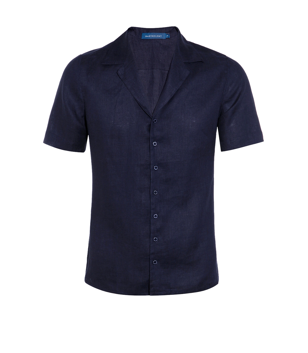 Voyage Linen Shirt Navy - Barthelemy