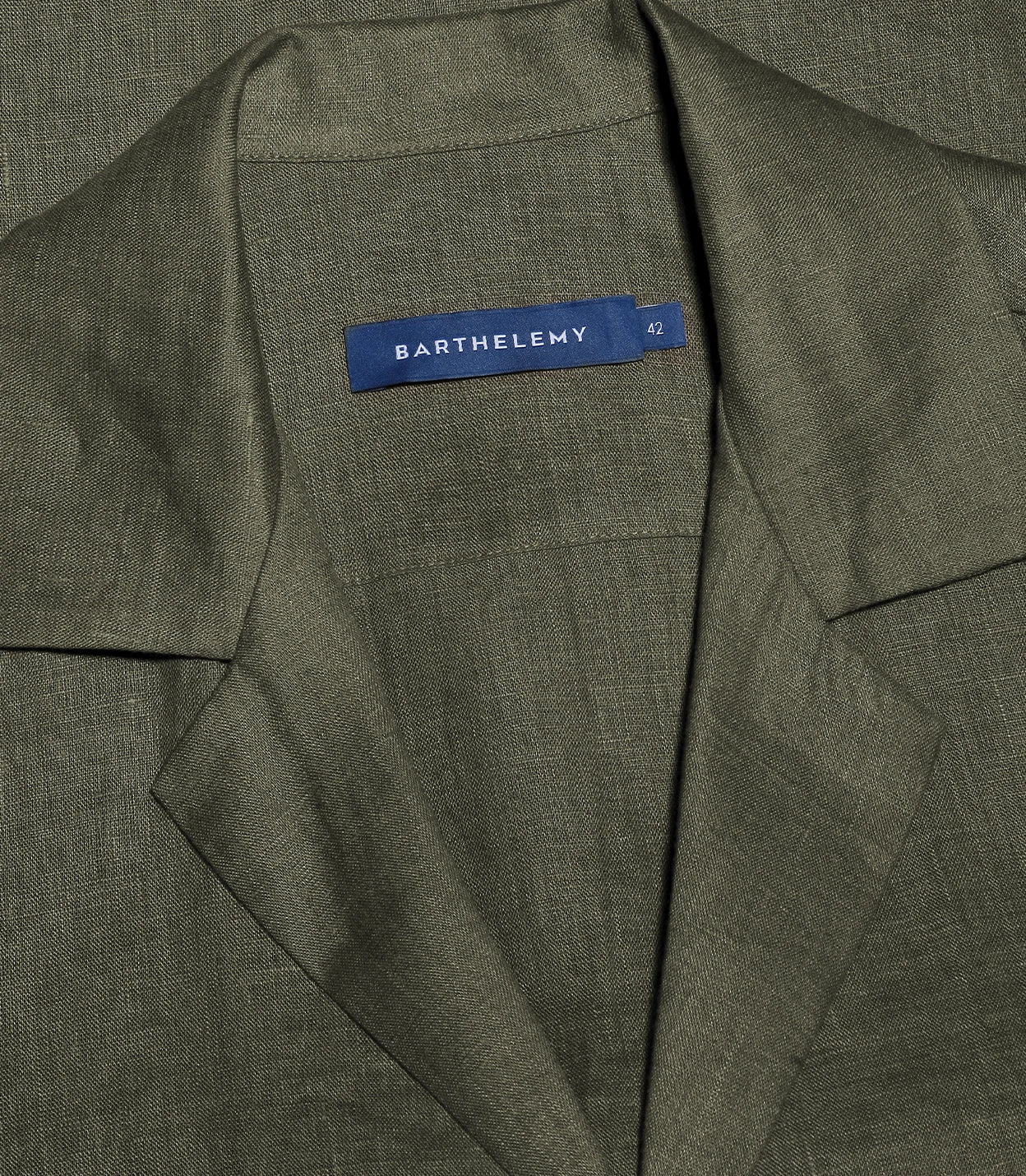 Voyage Linen Shirt Tropical Green - Barthelemy