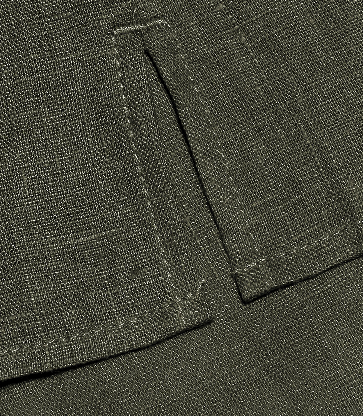 Voyage Linen Shirt Tropical Green - Barthelemy