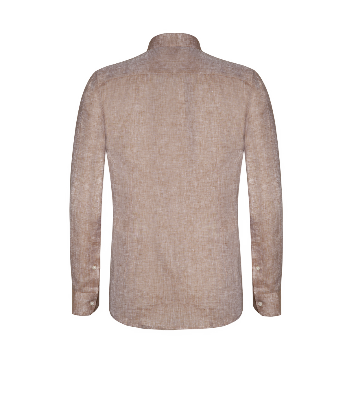 Tailored Linen Shirt Camel - Barthelemy