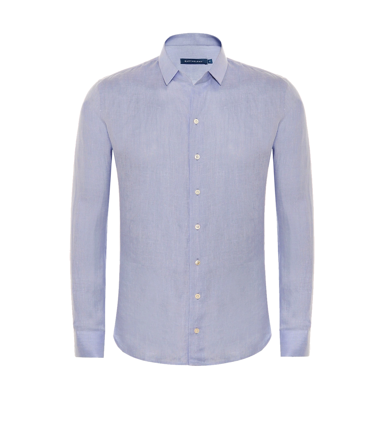 Tailored Linen Shirt Candy Blue - Barthelemy