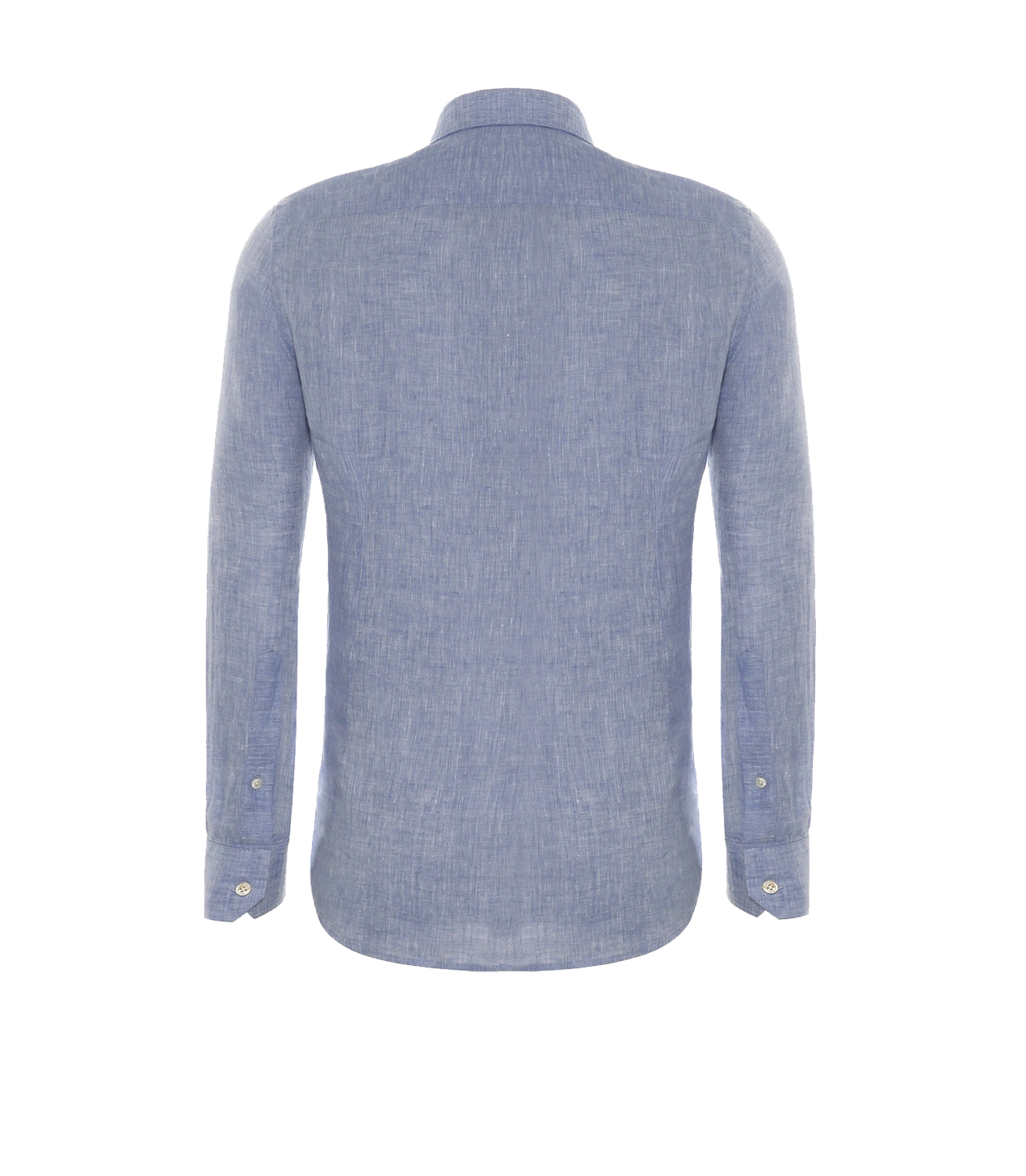 Tailored Linen Shirt Riviera Blue - Barthelemy