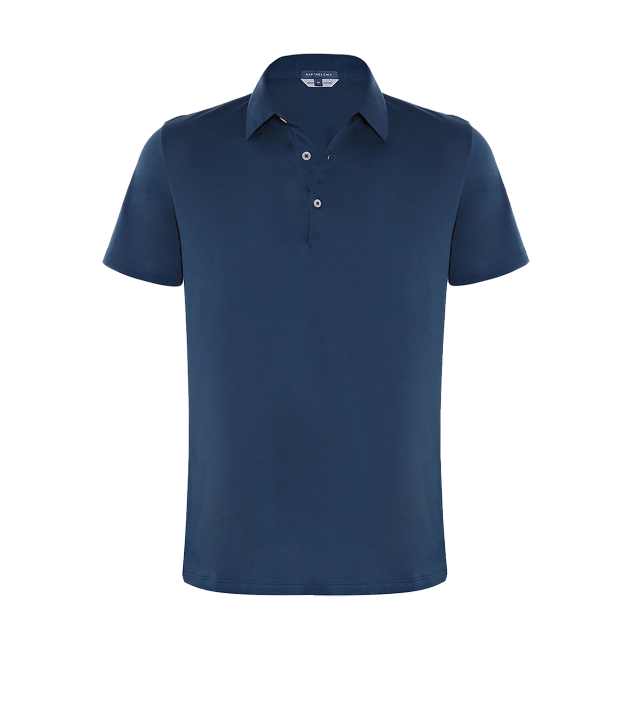 Polo Pima Cotton Blue - Barthelemy