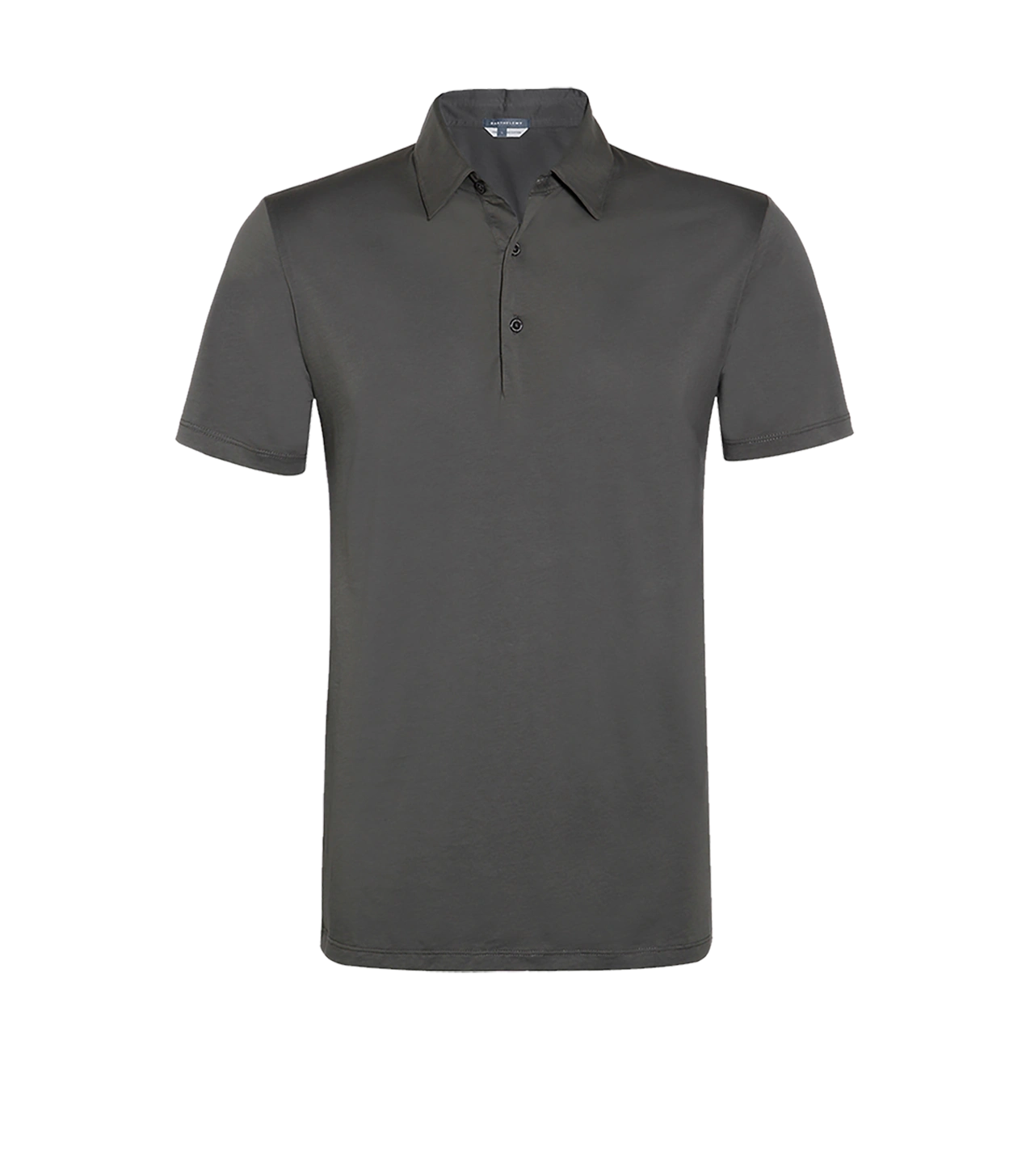 Polo Pima Cotton Storm Grey - Barthelemy