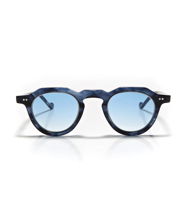 Big No Rim Barthelemy Tortoise / Sky Blue Fume - Barthelemy