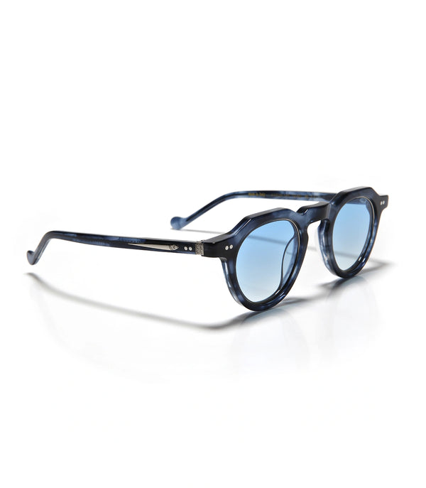 Big No Rim Barthelemy Tortoise / Sky Blue Fume - Barthelemy