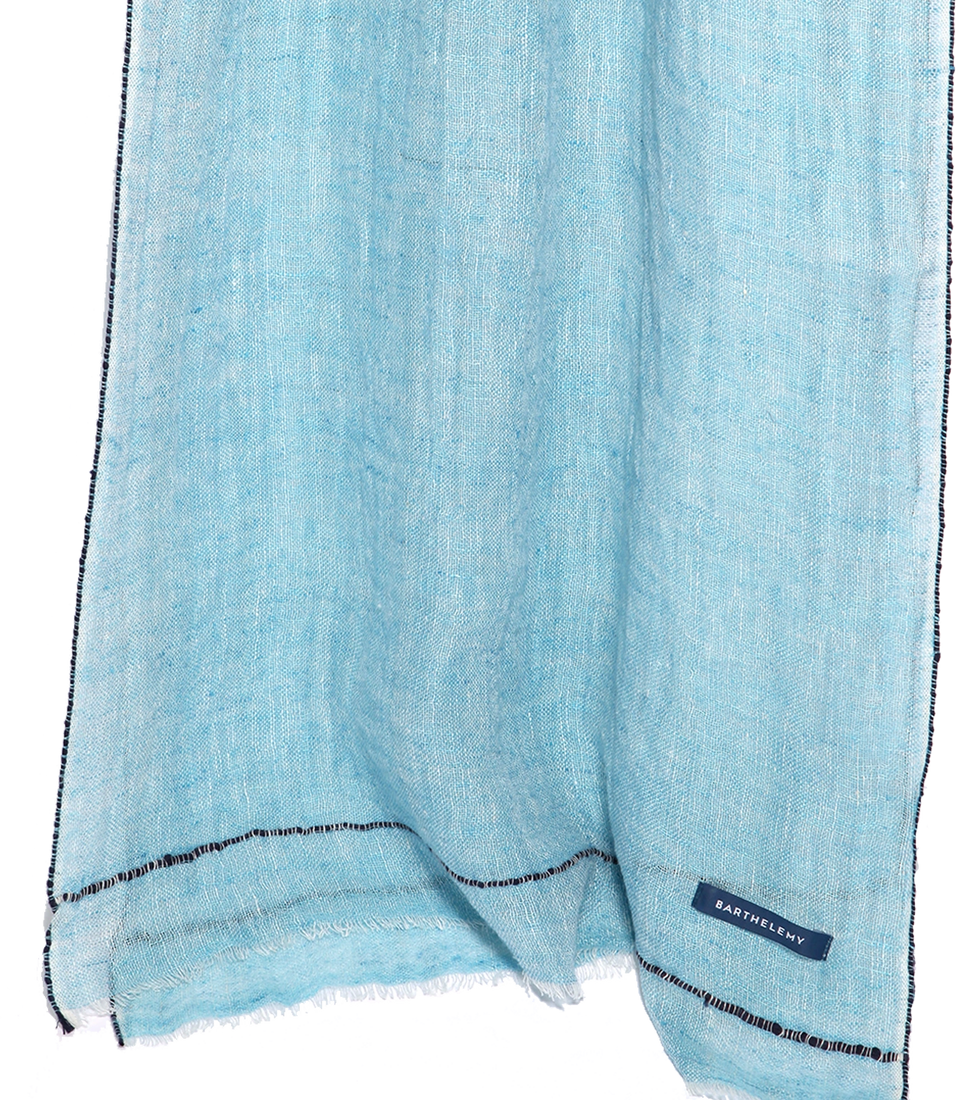 Brise Linen Scarf Light Blue