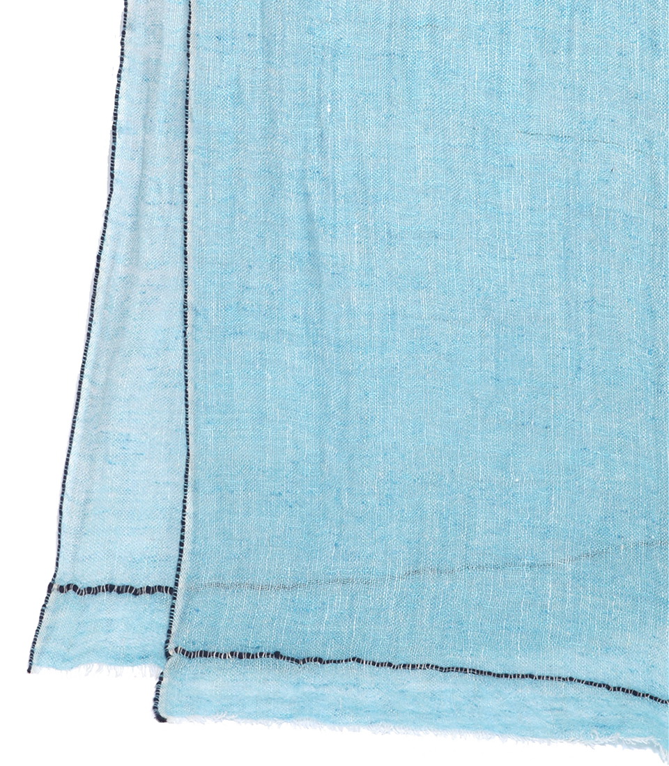 Brise Linen Scarf Light Blue