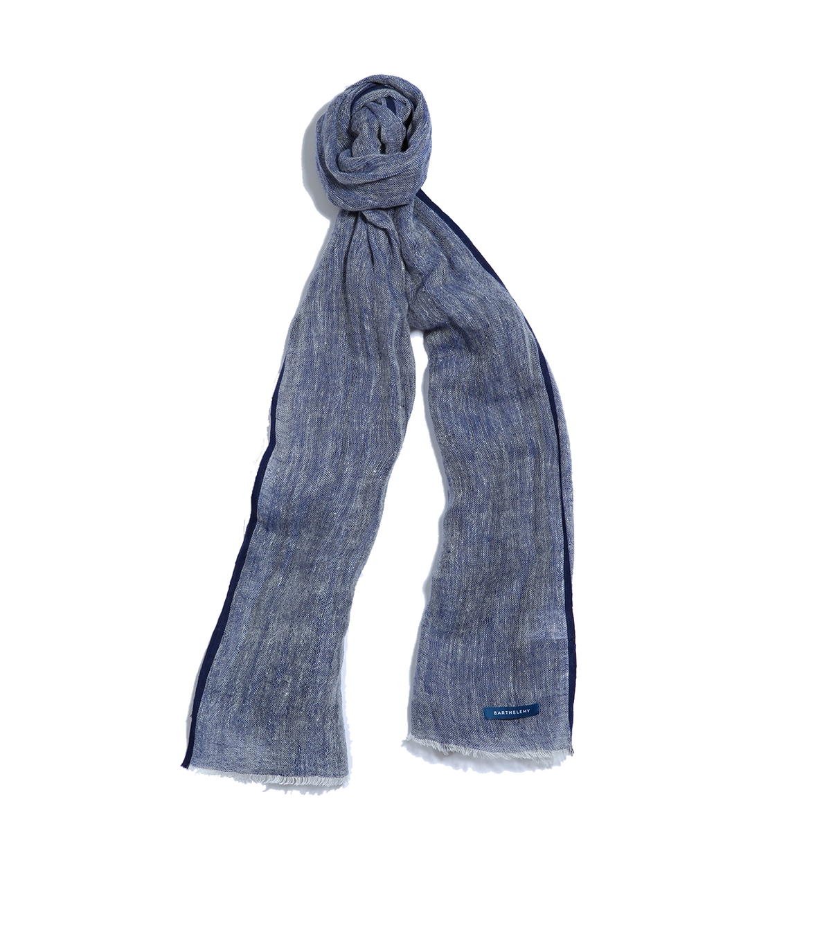 Brise Linen Scarf Navy - Barthelemy