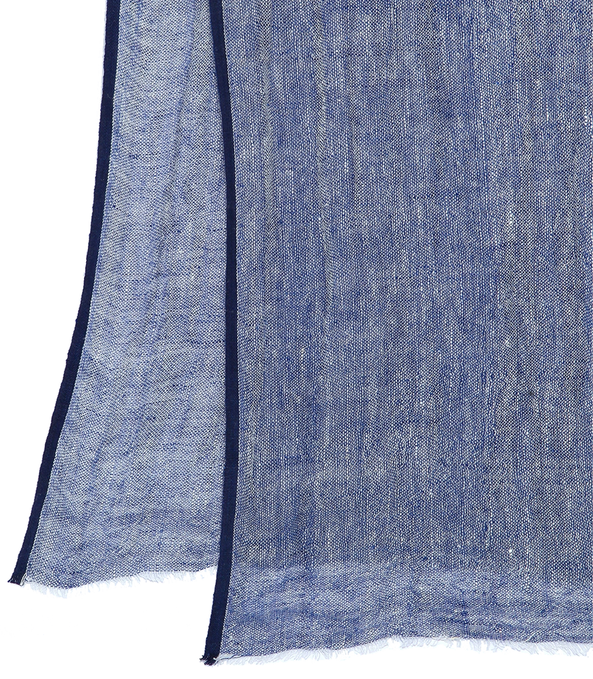Brise Linen Scarf Navy - Barthelemy