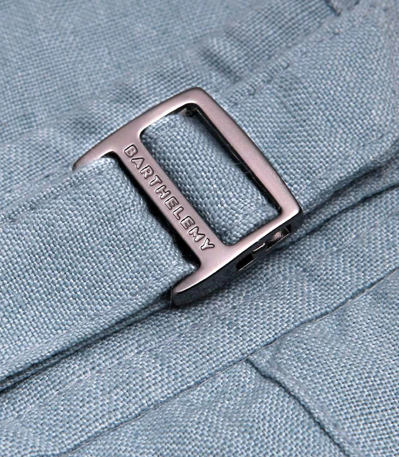 Lorient Linen Capri Blue - Barthelemy