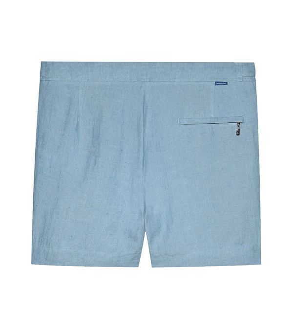 Lorient Linen Capri Blue - Barthelemy